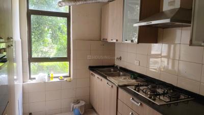 Kitchen Image of 1300 Sq.ft 2 BHK Apartment / Flat for rent in Unitech Fresco, Sector 50 Gurgaon for Rs. 50000
