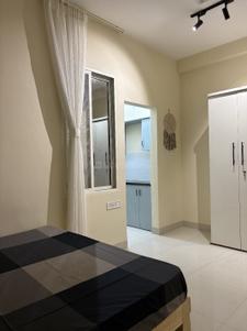 Bedroom Image of 280 Sq.ft 1 RK Apartment / Flat for rent in Scheme 78 Indore for Rs. 13500