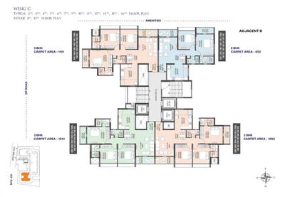 Image of 1121 Sq.ft 2 BHK Apartment / Flat for sale in Yashada Dreamsong, Mamurdi, Pune for Rs. 6100000