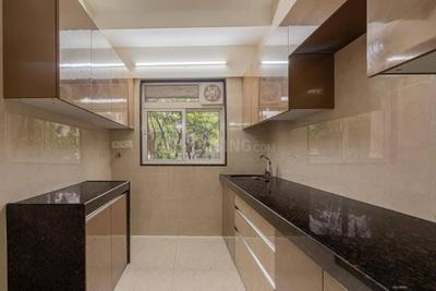 Kitchen Image of 650 Sq.ft 2 BHK Apartment / Flat for rent in Veena Serene Residential, Chembur Mumbai for Rs. 65000