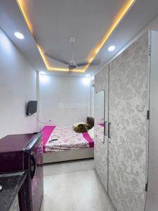 Bedroom Image of 1000 Sq.ft 1 RK Builder Floor for rent in Mahalakshmi Nagar Indore for Rs. 11000
