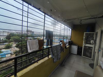 Balcony Image of 1200 Sq.ft 2 BHK Apartment / Flat for rent in Shri Labsons Shreepad Nakhate Towers, Rahatani Pune for Rs. 25500
