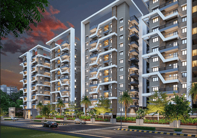 Image of 1330 Sq.ft 3 BHK Apartment / Flat for sale in Divine Space, Tellapur, Sangareddy for Rs. 11000000