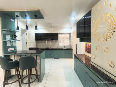 Kitchen Image of 2000 Sq.ft 4 BHK Apartment / Flat for sale in New Gotri Vadodara for Rs. 9000000