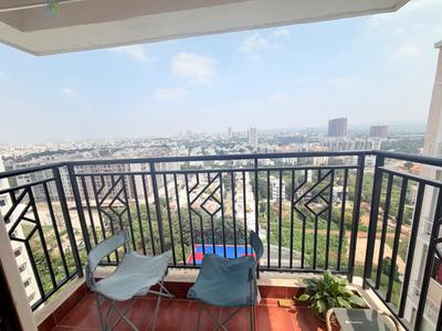 Balcony Image of 988 Sq.ft 2 BHK Apartment / Flat for sale in Prestige Primrose Hills, Uttarahalli -Manavarthekaval Bengaluru for Rs. 21000000