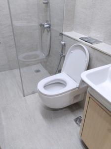 Common Bathroom Image of 1450 Sq.ft 3 BHK Apartment / Flat for sale in Adani Ten BKC, Bandra East Mumbai for Rs. 64000000