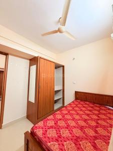 Bedroom Image of 600 Sq.ft 1 BHK Apartment / Flat for rent in Indira Nagar Bengaluru for Rs. 33000