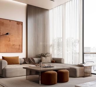 Living Room Image of 398 Sq.ft 1 RK Apartment / Flat for sale in Dubailand Dubai for Rs. 17622236