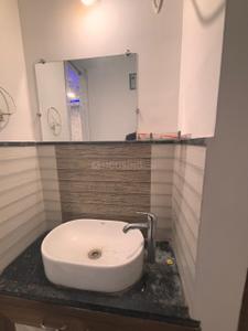Bathroom Image of 550 Sq.ft 1 BHK Apartment / Flat for rent in Silicon City Sector K, Rau Indore for Rs. 14000