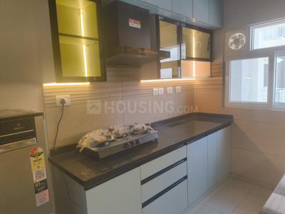 Kitchen Image of 640 Sq.ft 1 BHK Apartment / Flat for rent in Eden Park At The Prestige City, Sarjapur Bengaluru for Rs. 33000