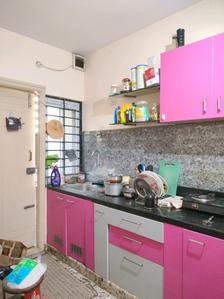 Kitchen Image of 600 Sq.ft 1 BHK Builder Floor for rent in Singasandra Bengaluru for Rs. 16000