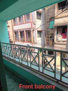 Balcony Image of 850 Sq.ft 2 BHK Apartment / Flat for sale in Ganguly Bagan Kolkata for Rs. 3200000