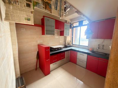 Kitchen Image of 950 Sq.ft 2 BHK Apartment / Flat for rent in Lodha Paradise, Thane West Thane for Rs. 45000