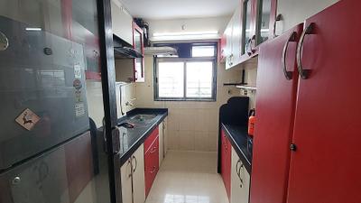Kitchen Image of 650 Sq.ft 1.5 BHK Apartment / Flat for rent in Mahavir Platinum, Chedda Nagar Mumbai for Rs. 52000