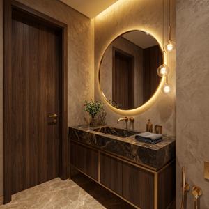 Bathroom Image of 1221 Sq.ft 2 BHK Apartment / Flat for sale in Mumbra Thane for Rs. 9760000