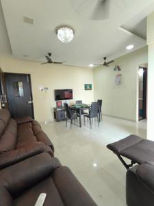 Hall Image of 1500 Sq.ft 3 BHK Apartment / Flat for rent in Proviso Sai Proviso Aashlesha, Kopar Khairane Navi Mumbai for Rs. 85000