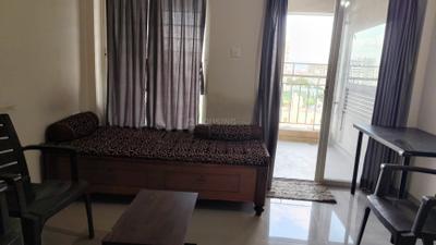 Living Room Image of 650 Sq.ft 1 BHK Apartment / Flat for rent in Mantra Essence, Undri Pune for Rs. 18500