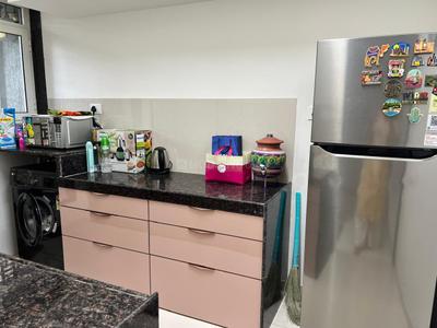 Kitchen Image of 1000 Sq.ft 2 BHK Apartment / Flat for sale in L And T Seawoods Residences Phase I, Seawoods Navi Mumbai for Rs. 27500000