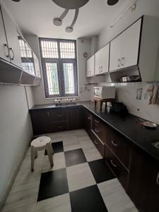Kitchen Image of 550 Sq.ft 1 BHK Apartment / Flat for rent in Malviya Nagar Jaipur for Rs. 16000