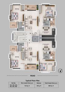 Image of 1080 Sq.ft 2 BHK Apartment / Flat for sale in Erandwane, Pune for Rs. 21000000