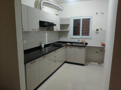 Kitchen Image of 745 Sq.ft 1 BHK Apartment / Flat for rent in Nandi Meraki, Chandrasekarapura Bengaluru for Rs. 30000