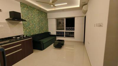 Kitchen Image of 450 Sq.ft 1 RK Apartment / Flat for rent in Gera World Of Joy, Upper Kharadi Pune for Rs. 26000