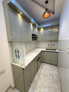 Kitchen Image of 500 Sq.ft 1 BHK Builder Floor for rent in Uttam Nagar New Delhi for Rs. 12001