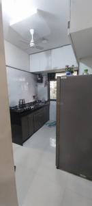 Kitchen Image of 657 Sq.ft 2 BHK Apartment / Flat for rent in D S Mumbai Gokul Residency, Dahisar West Mumbai for Rs. 46000