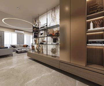 Bedroom Image of 3861 Sq.ft 4 BHK Apartment / Flat for sale in The Empiirean, Vaishno Devi Circle Ahmedabad for Rs. 24500000