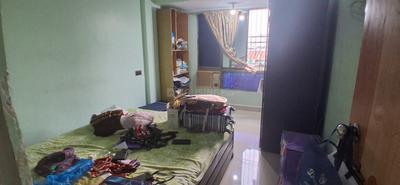 Bedroom Image of 700 Sq.ft 1 BHK Apartment / Flat for rent in Kopar Khairane Navi Mumbai for Rs. 30000