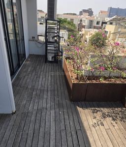 Balcony Image of 4000 Sq.ft 4 BHK Villa for rent in Sangani Signature Bungalows, Thaltej Ahmedabad for Rs. 100000