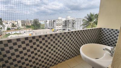 Balcony Image of 1185 Sq.ft 2 BHK Apartment / Flat for rent in Nava Athithi Grand, Horamavu Bengaluru for Rs. 40000