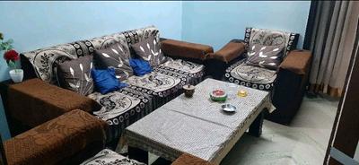Living Room Image of 695 Sq.ft 2 BHK Builder Floor for sale in Tilak Nagar New Delhi for Rs. 3700000
