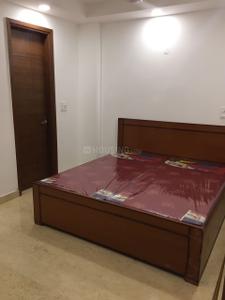 Bedroom Image of 419 Sq.ft 1 RK Builder Floor for rent in  Dayanand Colony RWA, Lajpat Nagar New Delhi for Rs. 18000