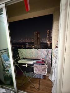 Balcony Image of 600 Sq.ft 1 BHK Apartment / Flat for sale in Siddhi Highland Springs, Thane West Thane for Rs. 7800000