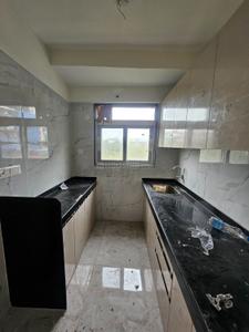 Kitchen Image of 680 Sq.ft 2 BHK Independent House for rent in Avvad Shubham Atlanta, Ghatkopar East Mumbai for Rs. 55000