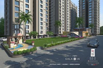Image of 1328 Sq.ft 2 BHK Apartment / Flat for sale in Happy Nakshatra Galaxia, Palanpur, Surat for Rs. 5600000