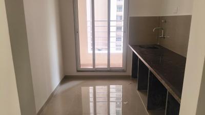 Kitchen Image of 650 Sq.ft 1 BHK Apartment / Flat for rent in Puraniks Rumah Bali Phase 4, Thane West Thane for Rs. 19999