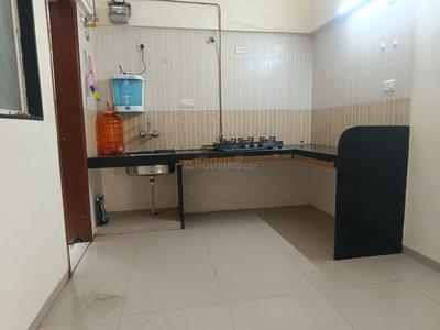 Kitchen Image of 698 Sq.ft 1 BHK Apartment / Flat for rent in Siddhi Nisarg, Wakad Pune for Rs. 23000