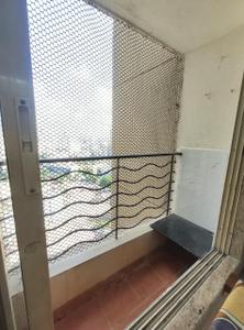 Balcony Image of 670 Sq.ft 1 BHK Apartment / Flat for rent in Agarwal Trinity Towers, Malad West Mumbai for Rs. 49000