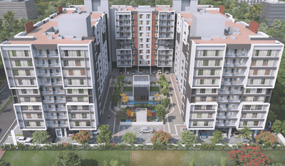 Image of 1300 Sq.ft 3 BHK Apartment / Flat for sale in Shriram Nysa, Dhanori, Pune for Rs. 9800000
