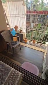 Balcony Image of 500 Sq.ft 1 BHK Apartment / Flat for rent in Vile Parle East Mumbai for Rs. 60000