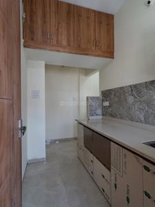 Kitchen Image of 750 Sq.ft 1 BHK Builder Floor for rent in Mahalakshmi Nagar Indore for Rs. 17000