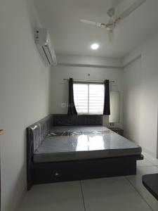 Bedroom Image of 300 Sq.ft 1 RK Independent House for rent in Vijay Nagar Indore for Rs. 12000