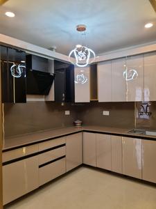 Kitchen Image of 1200 Sq.ft 4 BHK Apartment / Flat for sale in Hans Luxury Floor, Hastsal New Delhi for Rs. 7800001