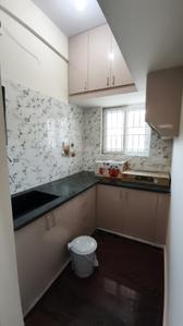 Kitchen Image of 600 Sq.ft 1 BHK Builder Floor for rent in Mahadevapura Bengaluru for Rs. 26999