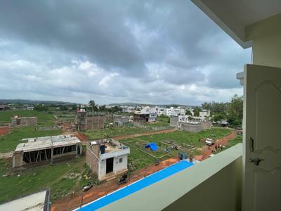 Balcony Image of 980 Sq.ft 3 BHK Apartment / Flat for rent in Harshit Lifestyle, Ayodhya Bypass Bhopal for Rs. 16600