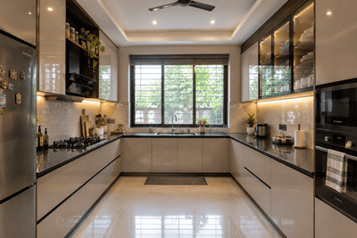 Kitchen Image of 2000 Sq.ft 3 BHK Independent House for sale in Kuttanellur Thrissur for Rs. 11800000