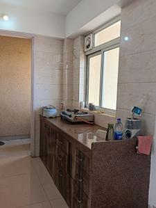 Kitchen Image of 1200 Sq.ft 2 BHK Apartment / Flat for rent in Thergaon Pune for Rs. 27000