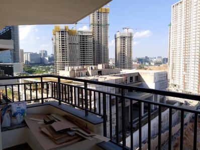 Balcony Image of 1950 Sq.ft 3 BHK Apartment / Flat for rent in Spectra, Financial District Hyderabad for Rs. 75000